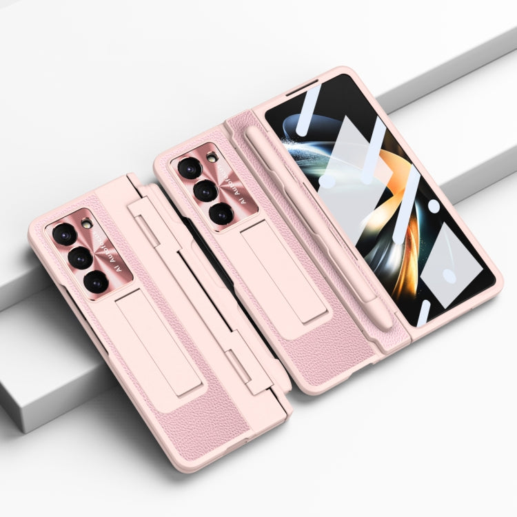 Custodia per telefono pieghevole con slot per penna a copertura totale integrata con stilo, For Samsung Galaxy Z Fold5 5G