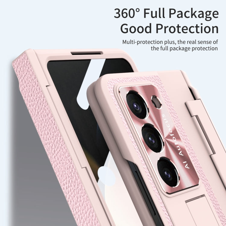 Custodia per telefono pieghevole con slot per penna a copertura totale integrata con stilo, For Samsung Galaxy Z Fold5 5G