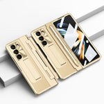 Custodia per telefono pieghevole con slot per penna a copertura totale integrata con stilo, For Samsung Galaxy Z Fold5 5G