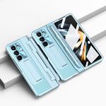 Custodia per telefono pieghevole con slot per penna a copertura totale integrata con stilo, For Samsung Galaxy Z Fold5 5G