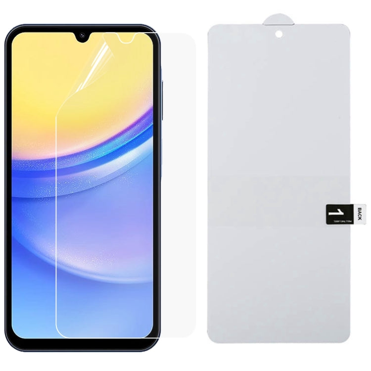 Full Screen Protector Pellicola idrogel antideflagrante, For Samsung Galaxy M44, For Samsung Galaxy A15 5G, For Samsung Galaxy A55, For Samsung Galaxy S24 Ultra 5G, For Samsung Galaxy S24+ 5G, For Samsung Galaxy S24 5G                                  ...