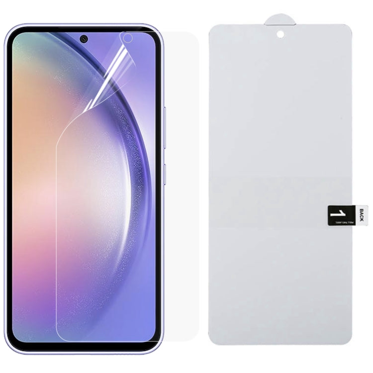 Full Screen Protector Pellicola idrogel antideflagrante, For Samsung Galaxy M44, For Samsung Galaxy A15 5G, For Samsung Galaxy A55, For Samsung Galaxy S24 Ultra 5G, For Samsung Galaxy S24+ 5G, For Samsung Galaxy S24 5G                                  ...