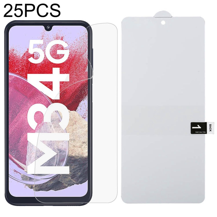 Pellicola idrogel antideflagrante per protezione schermo intero da 25 pezzi, For Samsung Galaxy A24s, For Samsung Galaxy M44, For Samsung Galaxy A15 5G, For Samsung Galaxy A55, For Samsung Galaxy S24 Ultra 5G, For Samsung Galaxy S24+ 5G                ...
