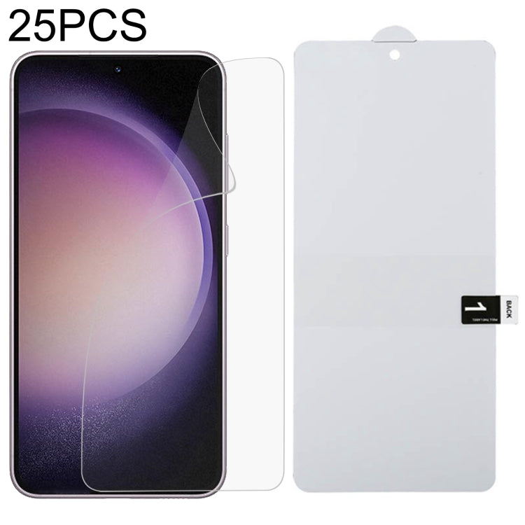 Pellicola idrogel antideflagrante per protezione schermo intero da 25 pezzi, For Samsung Galaxy A24s, For Samsung Galaxy M44, For Samsung Galaxy A15 5G, For Samsung Galaxy A55, For Samsung Galaxy S24 Ultra 5G, For Samsung Galaxy S24+ 5G                ...