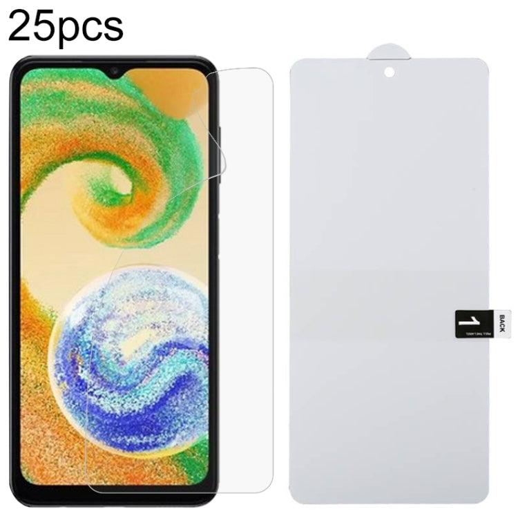 Pellicola idrogel antideflagrante per protezione schermo intero da 25 pezzi, For Galaxy A08 4G, For Galaxy A08 5G, For Galaxy A18 4G, For Galaxy A18 5G, For Galaxy M47 5G, For Galaxy Buddy5 5G, For Galaxy S26 FE 5G, For Galaxy F07e 4G                  ...