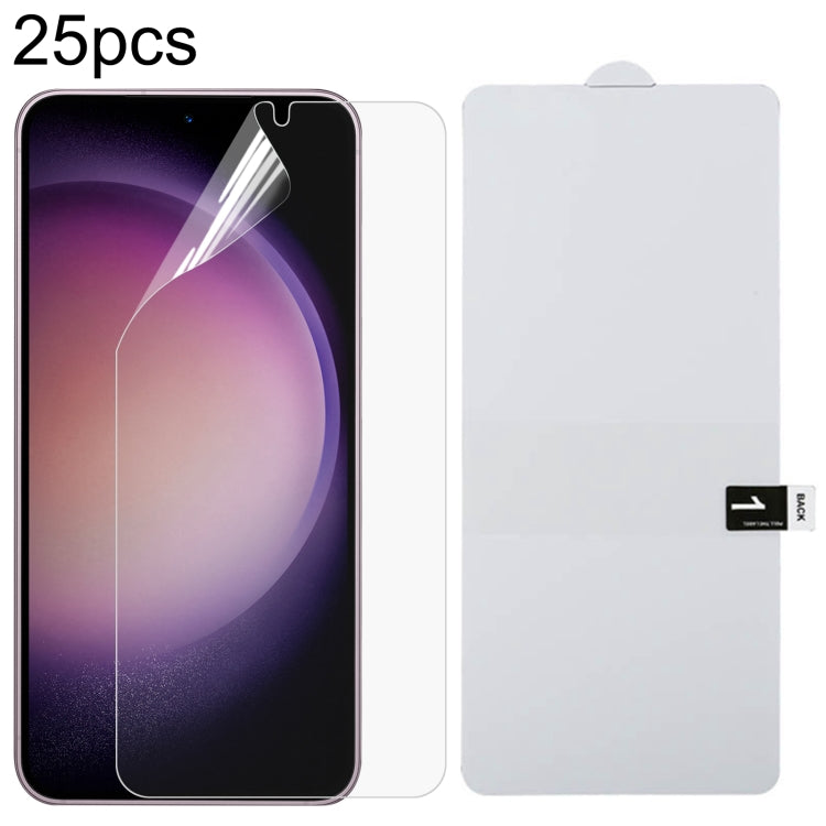Pellicola idrogel antideflagrante per protezione schermo intero da 25 pezzi, For Samsung Galaxy A24s, For Samsung Galaxy M44, For Samsung Galaxy A15 5G, For Samsung Galaxy A55, For Samsung Galaxy S24 Ultra 5G, For Samsung Galaxy S24+ 5G                ...