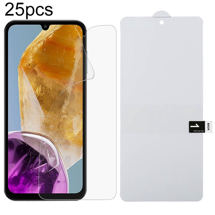 Pellicola idrogel antideflagrante per protezione schermo intero da 25 pezzi, For Galaxy A08 4G, For Galaxy A08 5G, For Galaxy A18 4G, For Galaxy A18 5G, For Galaxy M47 5G, For Galaxy Buddy5 5G, For Galaxy S26 FE 5G, For Galaxy F07e 4G                  ...
