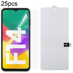 Pellicola idrogel antideflagrante per protezione schermo intero da 25 pezzi, For Galaxy A08 4G, For Galaxy A08 5G, For Galaxy A18 4G, For Galaxy A18 5G, For Galaxy M47 5G, For Galaxy Buddy5 5G, For Galaxy S26 FE 5G, For Galaxy F07e 4G                  ...
