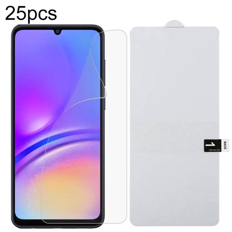 Pellicola idrogel antideflagrante per protezione schermo intero da 25 pezzi, For Galaxy A08 4G, For Galaxy A08 5G, For Galaxy A18 4G, For Galaxy A18 5G, For Galaxy M47 5G, For Galaxy Buddy5 5G, For Galaxy S26 FE 5G, For Galaxy F07e 4G                  ...
