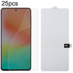 Pellicola idrogel antideflagrante per protezione schermo intero da 25 pezzi, For Galaxy A08 4G, For Galaxy A08 5G, For Galaxy A18 4G, For Galaxy A18 5G, For Galaxy M47 5G, For Galaxy Buddy5 5G, For Galaxy S26 FE 5G, For Galaxy F07e 4G                  ...