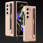 GKK Ultra-sottile custodia a libro con copertura completa con slot per penna, For Samsung Galaxy Z Fold5