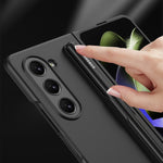 GKK Ultra-sottile custodia a libro con copertura completa con slot per penna, For Samsung Galaxy Z Fold5
