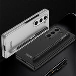 GKK Ultra-sottile custodia a libro con copertura completa con slot per penna, For Samsung Galaxy Z Fold5