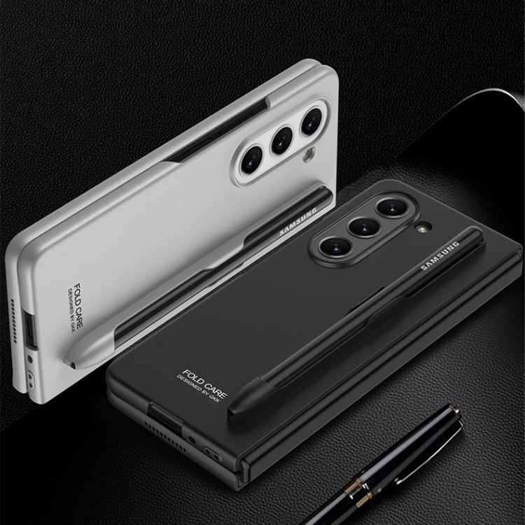 GKK Ultra-sottile custodia a libro con copertura completa con slot per penna, For Samsung Galaxy Z Fold5