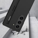 GKK Ultra-sottile custodia a libro con copertura completa con slot per penna, For Samsung Galaxy Z Fold5