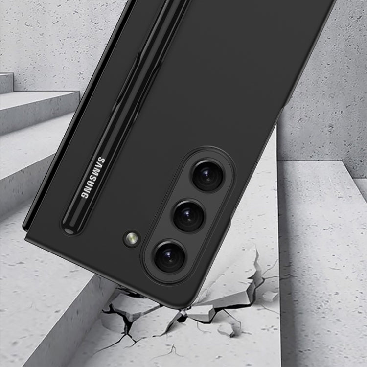 GKK Ultra-sottile custodia a libro con copertura completa con slot per penna, For Samsung Galaxy Z Fold5