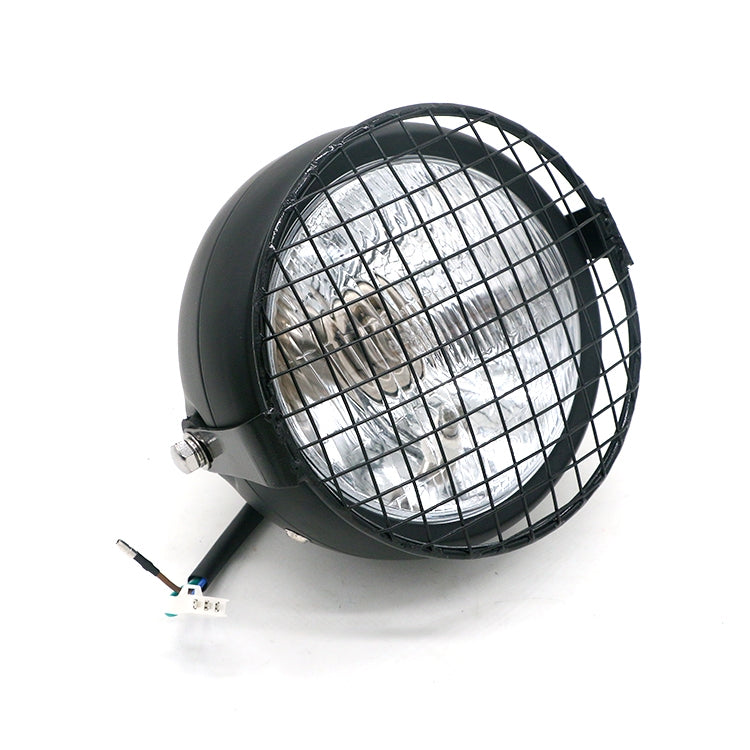 Accessori per la modifica del faro LED della lampada retrò reticolare per moto per Halley CG125 / GN125, DM-DD-023, DM-DD-023 (Yellow)
