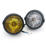 Accessori per la modifica del faro LED della lampada retrò reticolare per moto per Halley CG125 / GN125, DM-DD-023, DM-DD-023 (Yellow)
