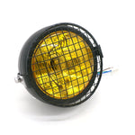 Accessori per la modifica del faro LED della lampada retrò reticolare per moto per Halley CG125 / GN125, DM-DD-023, DM-DD-023 (Yellow)