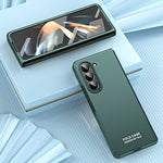 Custodia per telefono pieghevole opaca AG integrata, For Samsung Galaxy Z Fold5 5G
