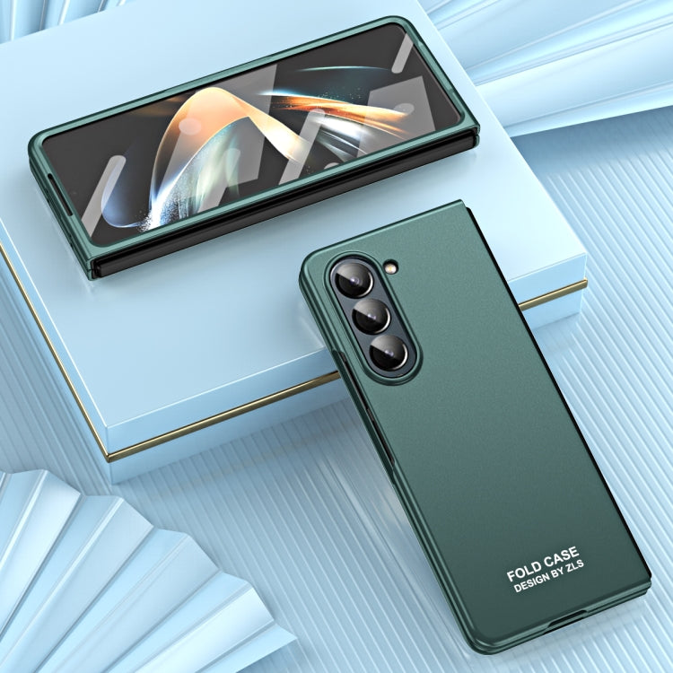 Custodia per telefono pieghevole opaca AG integrata, For Samsung Galaxy Z Fold5 5G