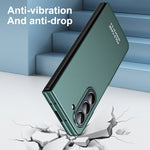 Custodia per telefono pieghevole opaca AG integrata, For Samsung Galaxy Z Fold5 5G