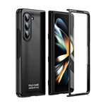 Custodia per telefono pieghevole opaca AG integrata, For Samsung Galaxy Z Fold5 5G