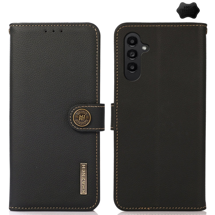 Custodia per telefono RFID KHAZNEH Custer in vera pelle, For Samsung Galaxy Xcover7, For Samsung Galaxy A55 5G, For Samsung Galaxy A35 5G, For Samsung Galaxy S24 Ultra, For Samsung Galaxy S24+, For Samsung Galaxy S24, For Samsung Galaxy A15            ...