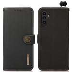 Custodia per telefono RFID KHAZNEH Custer in vera pelle, For Samsung Galaxy Xcover7, For Samsung Galaxy A55 5G, For Samsung Galaxy A35 5G, For Samsung Galaxy S24 Ultra, For Samsung Galaxy S24+, For Samsung Galaxy S24, For Samsung Galaxy A15            ...