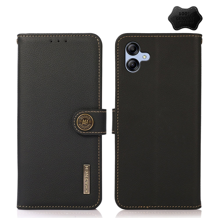 Custodia per telefono RFID KHAZNEH Custer in vera pelle, For Samsung Galaxy Xcover7, For Samsung Galaxy A55 5G, For Samsung Galaxy A35 5G, For Samsung Galaxy S24 Ultra, For Samsung Galaxy S24+, For Samsung Galaxy S24, For Samsung Galaxy A15            ...