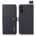 Custodia per telefono RFID KHAZNEH Custer in vera pelle, For Samsung Galaxy A05s, For Samsung Galaxy M34 5G, For Samsung Galaxy A25 5G Global, For Samsung Galaxy S23 FE