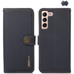 Custodia per telefono RFID KHAZNEH Custer in vera pelle, For Samsung Galaxy Xcover7, For Samsung Galaxy A55 5G, For Samsung Galaxy A35 5G, For Samsung Galaxy S24 Ultra, For Samsung Galaxy S24+, For Samsung Galaxy S24, For Samsung Galaxy A15            ...