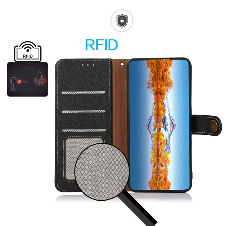 Custodia per telefono RFID KHAZNEH Custer in vera pelle, For Samsung Galaxy Xcover7, For Samsung Galaxy A55 5G, For Samsung Galaxy A35 5G, For Samsung Galaxy S24 Ultra, For Samsung Galaxy S24+, For Samsung Galaxy S24, For Samsung Galaxy A15            ...