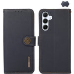 Custodia per telefono RFID KHAZNEH Custer in vera pelle, For Samsung Galaxy Xcover7, For Samsung Galaxy A55 5G, For Samsung Galaxy A35 5G, For Samsung Galaxy S24 Ultra, For Samsung Galaxy S24+, For Samsung Galaxy S24, For Samsung Galaxy A15            ...
