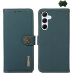 Custodia per telefono RFID KHAZNEH Custer in vera pelle, For Samsung Galaxy Xcover7, For Samsung Galaxy A55 5G, For Samsung Galaxy A35 5G, For Samsung Galaxy S24 Ultra, For Samsung Galaxy S24+, For Samsung Galaxy S24, For Samsung Galaxy A15            ...