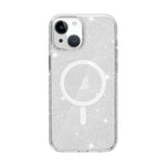 Custodia per telefono magnetica MagSafe in polvere glitterata stile Terminator, For iPhone 15