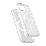 Custodia per telefono magnetica MagSafe in polvere glitterata stile Terminator, For iPhone 15