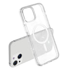 Custodia per telefono magnetica MagSafe in polvere glitterata stile Terminator, For iPhone 15