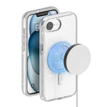 Custodia per telefono magnetica MagSafe in polvere glitterata stile Terminator, For iPhone 17e / 16e, For iPhone 16 Pro Max, For iPhone 16 Pro, For iPhone 16 Plus