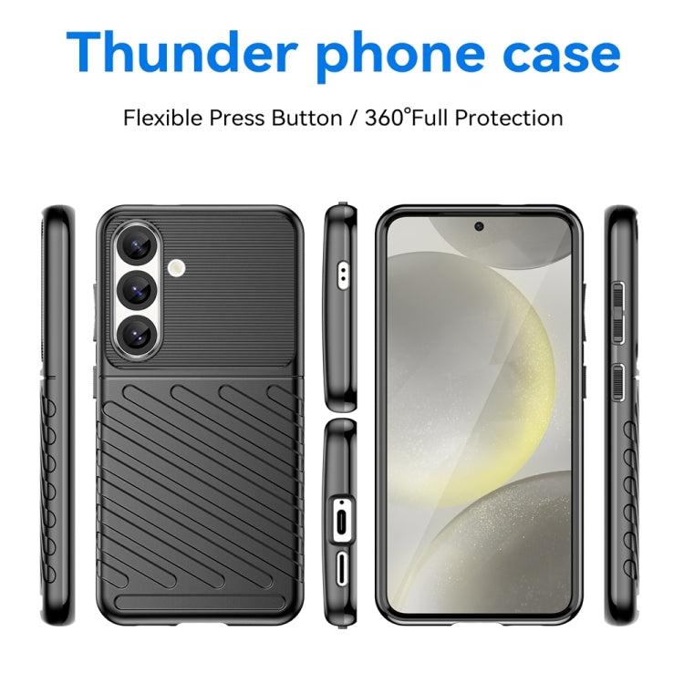 Custodia per telefono in TPU antiurto Thunderbolt, For Samsung Galaxy S25 5G, For Samsung Galaxy S25+ 5G, For Samsung Galaxy S25 Ultra 5G, For Samsung Galaxy S24 Ultra 5G, For Samsung Galaxy S24+ 5G, For Samsung Galaxy S24 5G, For Samsung Galaxy S23 FE 5G
