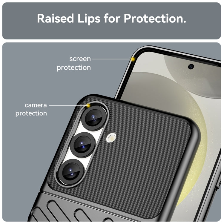 Custodia per telefono in TPU antiurto Thunderbolt, For Samsung Galaxy S25 5G, For Samsung Galaxy S25+ 5G, For Samsung Galaxy S25 Ultra 5G, For Samsung Galaxy S24 Ultra 5G, For Samsung Galaxy S24+ 5G, For Samsung Galaxy S24 5G, For Samsung Galaxy S23 FE 5G