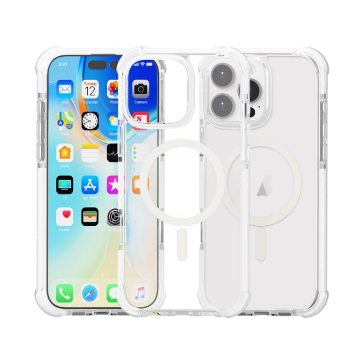 Custodia per telefono antiurto in acrilico magnetico Magsafe, For iPhone 16 Pro, For iPhone 16 Plus