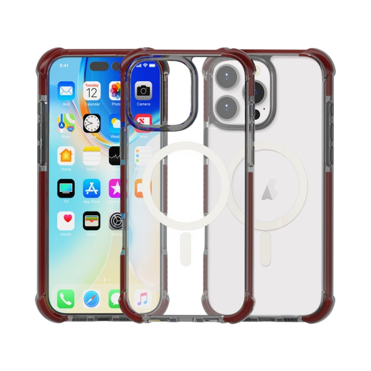 Custodia per telefono antiurto in acrilico magnetico Magsafe, For iPhone 16 Pro, For iPhone 16 Plus
