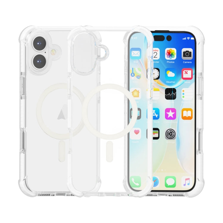 Custodia per telefono antiurto in acrilico magnetico Magsafe, For iPhone 16 Pro, For iPhone 16 Plus
