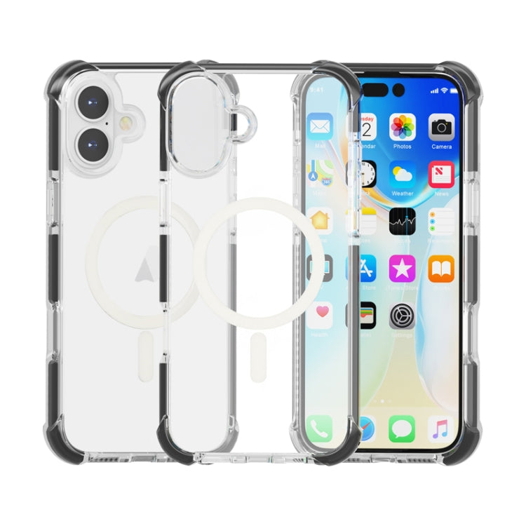Custodia per telefono antiurto in acrilico magnetico Magsafe, For iPhone 16 Pro, For iPhone 16 Plus