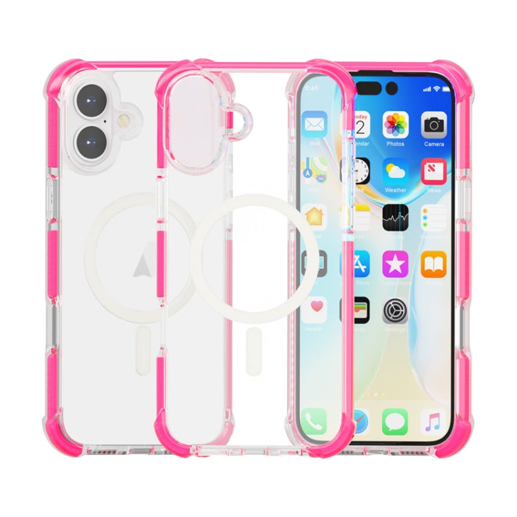 Custodia per telefono antiurto in acrilico magnetico Magsafe, For iPhone 16 Pro, For iPhone 16 Plus