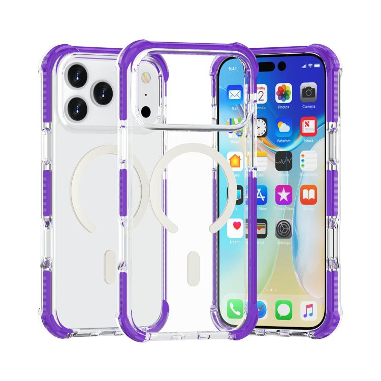Custodia per telefono antiurto in acrilico magnetico Magsafe, For iPhone 18 Pro / 17 Pro, For iPhone 18 Pro Max / 17 Pro Max