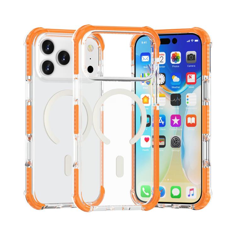 Custodia per telefono antiurto in acrilico magnetico Magsafe, For iPhone 18 Pro / 17 Pro, For iPhone 18 Pro Max / 17 Pro Max