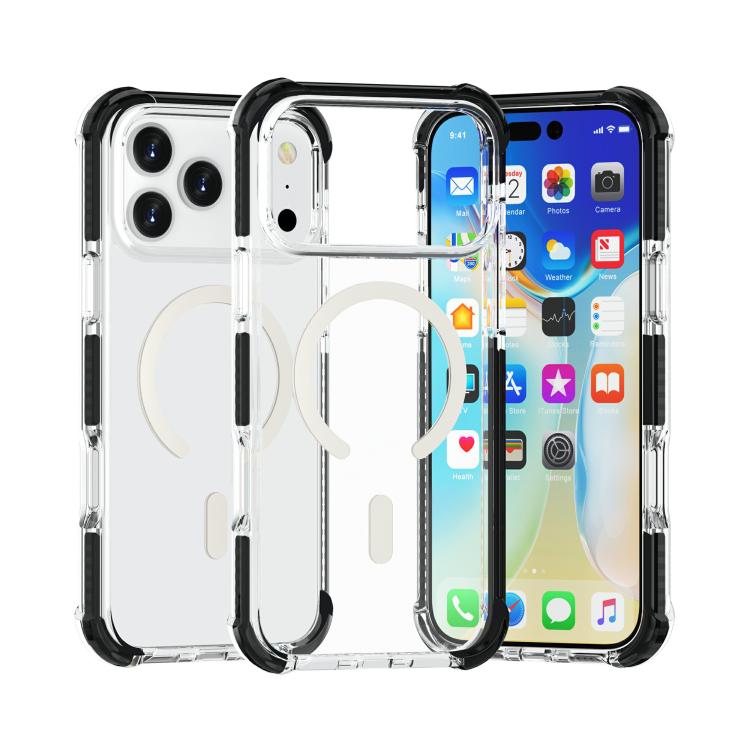 Custodia per telefono antiurto in acrilico magnetico Magsafe, For iPhone 18 Pro / 17 Pro, For iPhone 18 Pro Max / 17 Pro Max