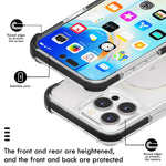 Custodia per telefono antiurto in acrilico magnetico Magsafe, For iPhone 15